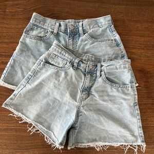 Old Navy - high waisted cut off shorts - 2 pack - size 14